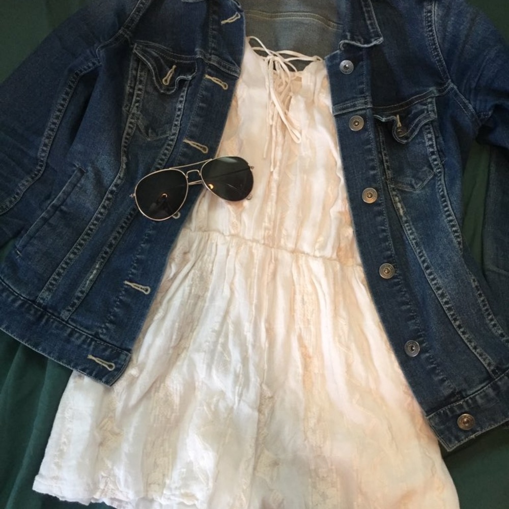 CREAM SHORT SLEEVE TRIBAL ROMPER SMALL